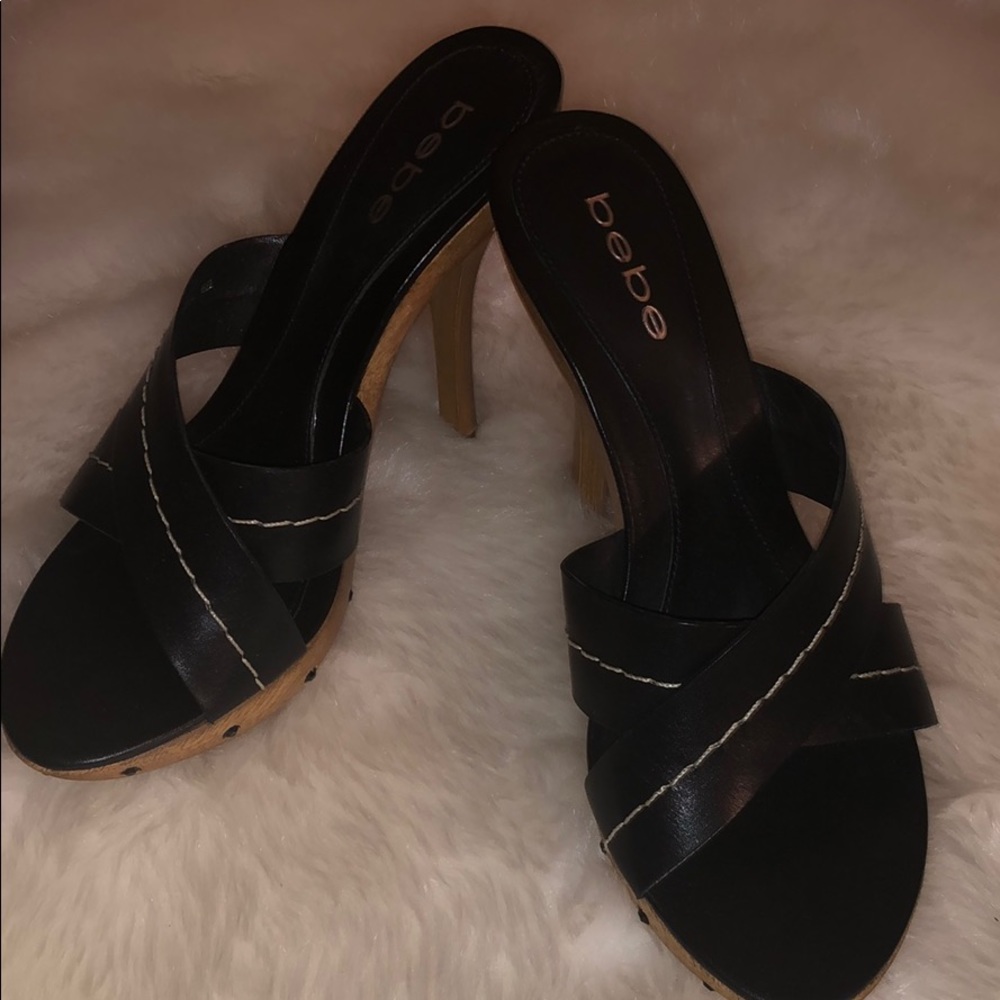 Bebe Wooden Heels